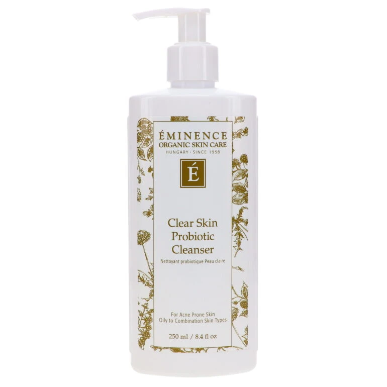 Simple Eminence Clear Skin Probiotic Cleanser 8.4 Oz 3 Simple Eminence Clear Skin Probiotic Cleanser 8.4 Oz