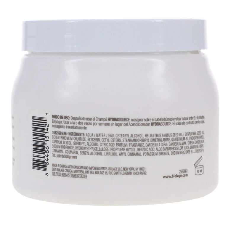 Simple Matrix Biolage Hydrasource Mask 16.9 Oz 10 Simple Matrix Biolage Hydrasource Mask 16.9 Oz - Image 8