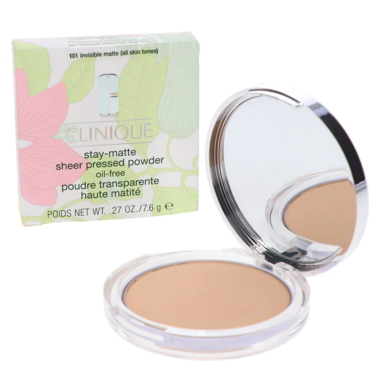 Simple CLINIQUE Stay-Matte Sheer Pressed Powder 101 Invisible Matte 0.27 Oz 4 Simple CLINIQUE Stay-Matte Sheer Pressed Powder 101 Invisible Matte 0.27 Oz - Image 2
