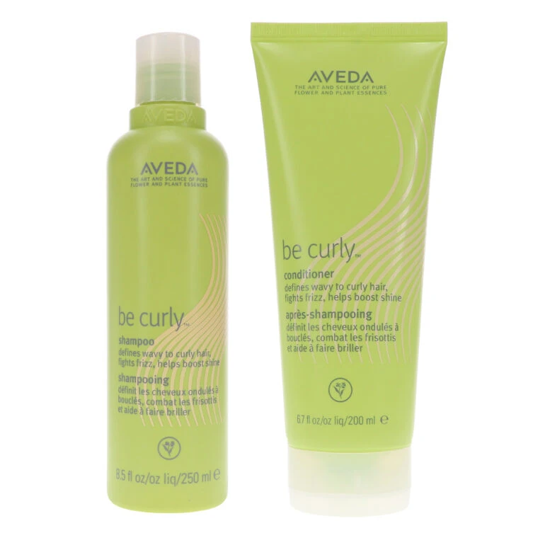 Simple Aveda Be Curly Shampoo 8.5 Oz & Be Curly Conditioner 6.7 Oz Combo Pack 3 Simple Aveda Be Curly Shampoo 8.5 Oz & Be Curly Conditioner 6.7 Oz Combo Pack