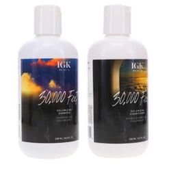 Simple IGK 30,000 Feet Volume Shampoo 8 Oz & 30,000 Feet Volume Conditioner 8 Oz Combo Pack -Personal Care Shop 1430642.06 1