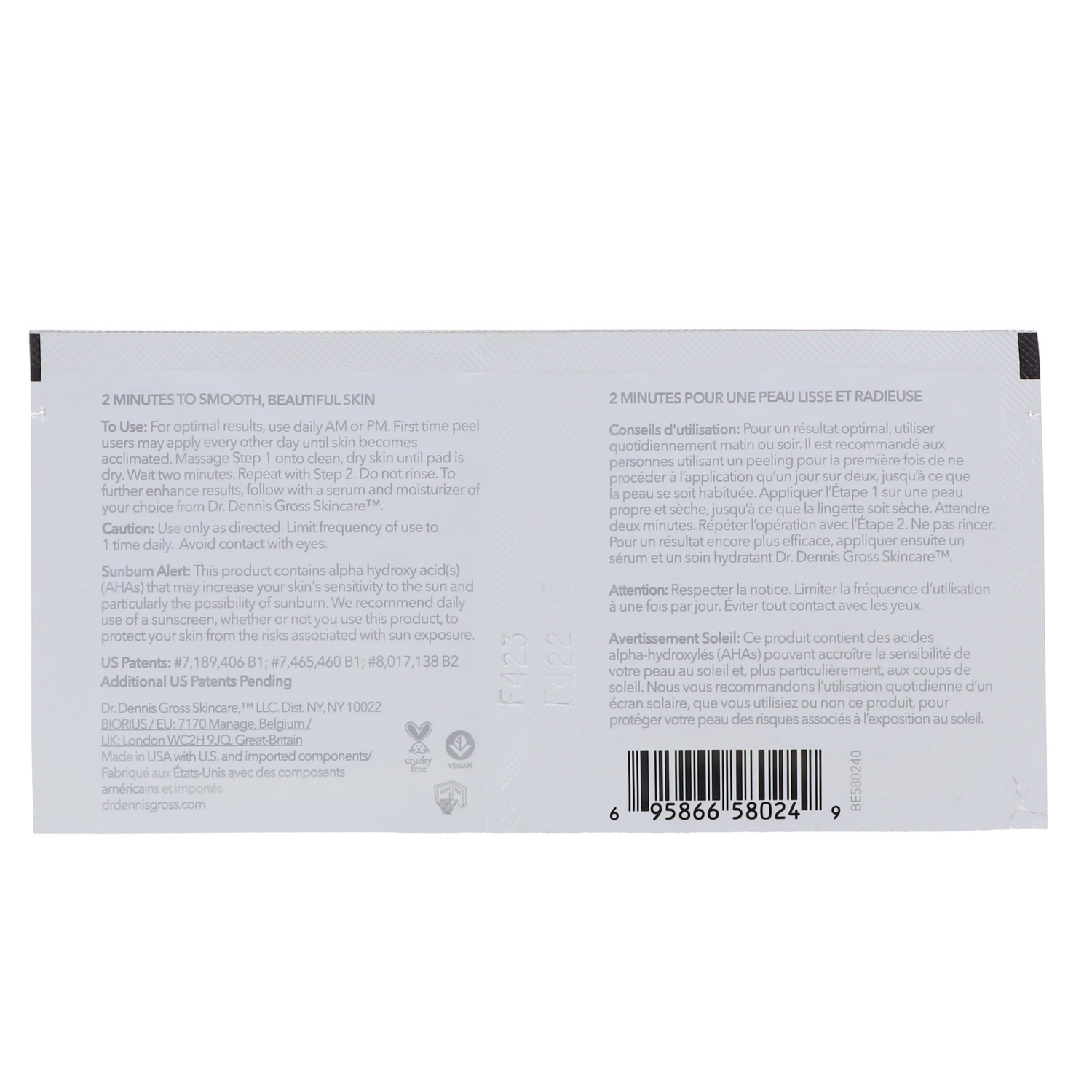 Simple Dr. Dennis Gross Alpha Beta Ultra Gentle Daily Peel Pads 5 Ct 3 Simple Dr. Dennis Gross Alpha Beta Ultra Gentle Daily Peel Pads 5 Ct - Image 2