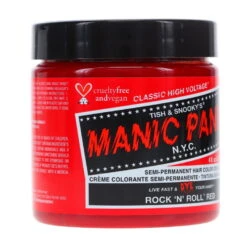 Simple MANIC PANIC Classic High Voltage Rock N Roll Red 4 Oz -Personal Care Shop 1441458.08