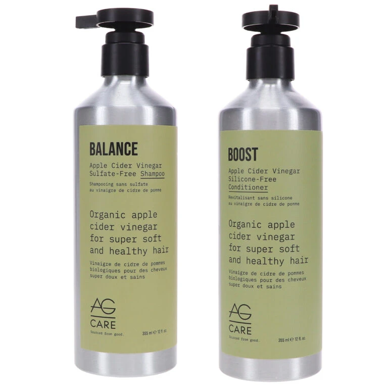 Simple AG Care Balance Apple Cider Vinegar Sulfate-Free Shampoo 12 Oz & Boost Apple Cider Vinegar Conditioner 12 Oz Combo Pack 9 Simple AG Care Balance Apple Cider Vinegar Sulfate-Free Shampoo 12 Oz & Boost Apple Cider Vinegar Conditioner 12 Oz Combo Pack - Image 7