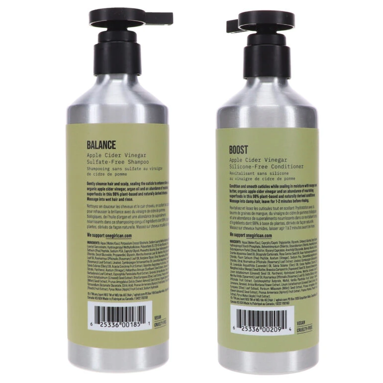 Simple AG Care Balance Apple Cider Vinegar Sulfate-Free Shampoo 12 Oz & Boost Apple Cider Vinegar Conditioner 12 Oz Combo Pack 5 Simple AG Care Balance Apple Cider Vinegar Sulfate-Free Shampoo 12 Oz & Boost Apple Cider Vinegar Conditioner 12 Oz Combo Pack - Image 3