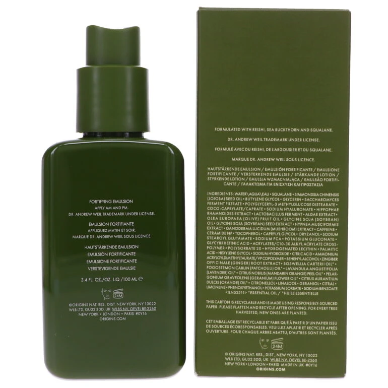 Simple Origins Dr. Andrew Weil For Origins Mega-Mushroom Fortifying Emulsion 3.4 Oz 9 Simple Origins Dr. Andrew Weil For Origins Mega-Mushroom Fortifying Emulsion 3.4 Oz - Image 7