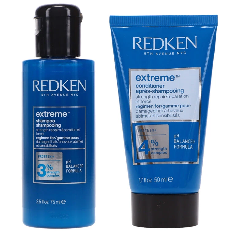 Simple Redken Extreme Shampoo 2.5 Oz & Extreme Conditioner 1.7 Oz Combo Pack 7 Simple Redken Extreme Shampoo 2.5 Oz & Extreme Conditioner 1.7 Oz Combo Pack - Image 5