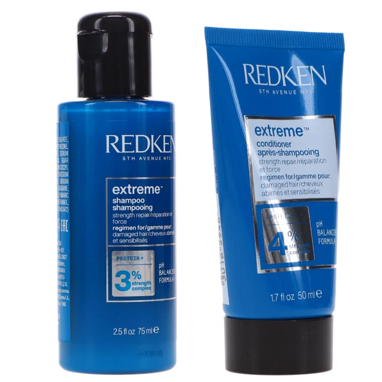 Simple Redken Extreme Shampoo 2.5 Oz & Extreme Conditioner 1.7 Oz Combo Pack 5 Simple Redken Extreme Shampoo 2.5 Oz & Extreme Conditioner 1.7 Oz Combo Pack - Image 3