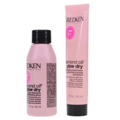 Simple Redken Diamond Oil Glow Dry Shampoo 1.7 Oz & Diamond Oil Glow Dry Conditioner 1 Oz Combo Pack -Personal Care Shop 1443629.02 2