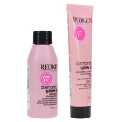 Simple Redken Diamond Oil Glow Dry Shampoo 1.7 Oz & Diamond Oil Glow Dry Conditioner 1 Oz Combo Pack -Personal Care Shop 1443629.06 2
