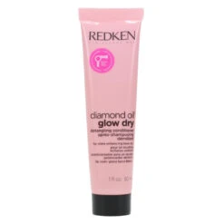 Simple Redken Diamond Oil Glow Dry Shampoo 1.7 Oz & Diamond Oil Glow Dry Conditioner 1 Oz Combo Pack