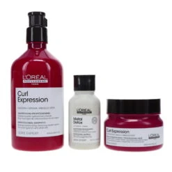 Simple L’Oreal Professionnel Curl Expression 3 Piece Kit -Personal Care Shop 1443849.02