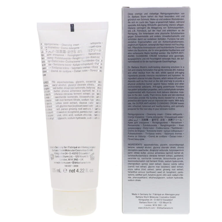Simple Dr. Barbara Sturm Super Anti-Aging Cleansing Cream 4.22 Oz 4 Simple Dr. Barbara Sturm Super Anti-Aging Cleansing Cream 4.22 Oz - Image 2