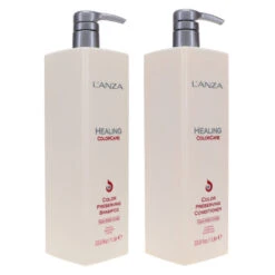 Simple L’ANZA Healing ColorCare Color-Preserving Shampoo 33.8 Oz & Healing ColorCare Color-Preserving Conditioner 33.8 Oz Combo Pack -Personal Care Shop 1444110.06 2