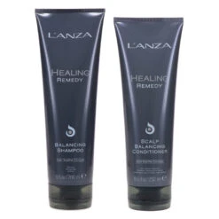 Simple L’ANZA Healing Remedy Balancing Shampoo 9 Oz & Healing Remedy Scalp Balancing Conditioner 8.5 Oz Combo Pack -Personal Care Shop 1444111.01