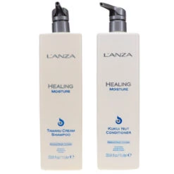 Simple L’ANZA Healing Moisture Tamanu Cream Shampoo 33.8 Oz & Healing Moisture Kukui Nut Conditioner 33.8 Oz Combo Pack -Personal Care Shop 1444115.01 2