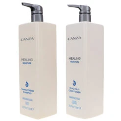 Simple L’ANZA Healing Moisture Tamanu Cream Shampoo 33.8 Oz & Healing Moisture Kukui Nut Conditioner 33.8 Oz Combo Pack -Personal Care Shop 1444115.02 2