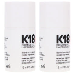 Simple K18 Leave-In Molecular Repair Hair Mask 0.5 Oz 2 Pack -Personal Care Shop 1444501.06 2