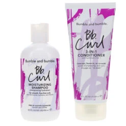 Simple Bumble And Bumble Curl Moisturizing Shampoo 8.5 Oz & Curl 3-in-1 Conditioner 6.7 Oz Combo Pack -Personal Care Shop 1444696.01