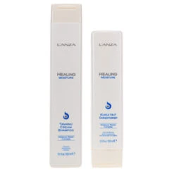 Simple L’ANZA Healing Moisture Tamanu Cream Shampoo 10.1 Oz & Healing Moisture Kukui Nut Conditioner 8.5 Oz Combo Pack -Personal Care Shop 1444709.01 2