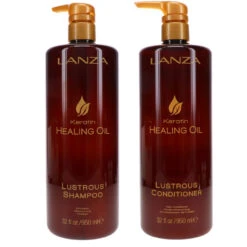 Simple L’ANZA Keratin Healing Oil Lustrous Shampoo 32.1 Oz & Keratin Healing Oil Lustrous Conditioner 32.1 Oz Combo Pack -Personal Care Shop 1444738.01 2