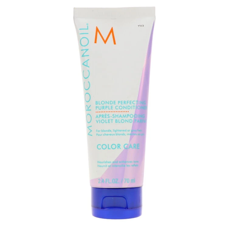 Simple Moroccanoil Blonde Perfecting Purple Conditioner 2 Oz 4 Simple Moroccanoil Blonde Perfecting Purple Conditioner 2 Oz - Image 2
