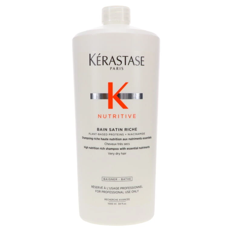 Simple Kerastase Nutritive Bain Satin Riche Shampoo 33.8 Oz 4 Simple Kerastase Nutritive Bain Satin Riche Shampoo 33.8 Oz - Image 2