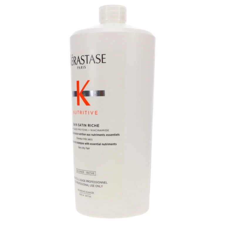 Simple Kerastase Nutritive Bain Satin Riche Shampoo 33.8 Oz 6 Simple Kerastase Nutritive Bain Satin Riche Shampoo 33.8 Oz - Image 4