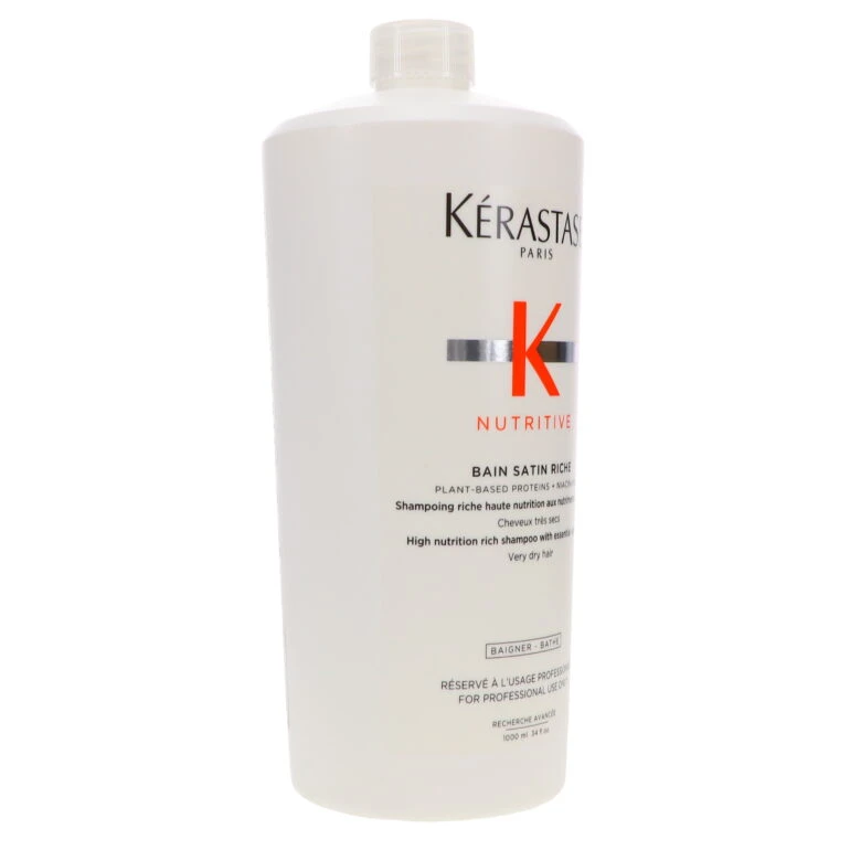 Simple Kerastase Nutritive Bain Satin Riche Shampoo 33.8 Oz 5 Simple Kerastase Nutritive Bain Satin Riche Shampoo 33.8 Oz - Image 3