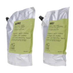 Simple AG Care Balance Apple Cider Vinegar Sulfate Free Shampoo 33.8 Oz & Boost Conditioner 33.8 Oz Combo Pack -Personal Care Shop 1444830.02