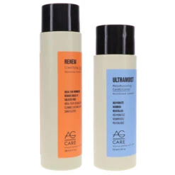 Simple AG Care Renew Clarifying Shampoo 10 Oz & Ultramoist Moisturizing Conditioner 8 Oz Combo Pack -Personal Care Shop 1444831.06