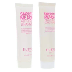 Simple ELEVEN Australia Smooth Me Now Anti-Frizz Shampoo 1.7 Oz & Smooth Me Now Anti-Frizz Conditioner 1.7 Oz Combo Pack -Personal Care Shop 1444936.06
