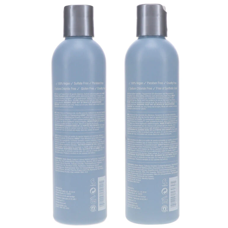 Simple ABBA Moisture Shampoo 8 Oz & Moisture Conditioner 8 Oz Combo Pack 10 Simple ABBA Moisture Shampoo 8 Oz & Moisture Conditioner 8 Oz Combo Pack - Image 8