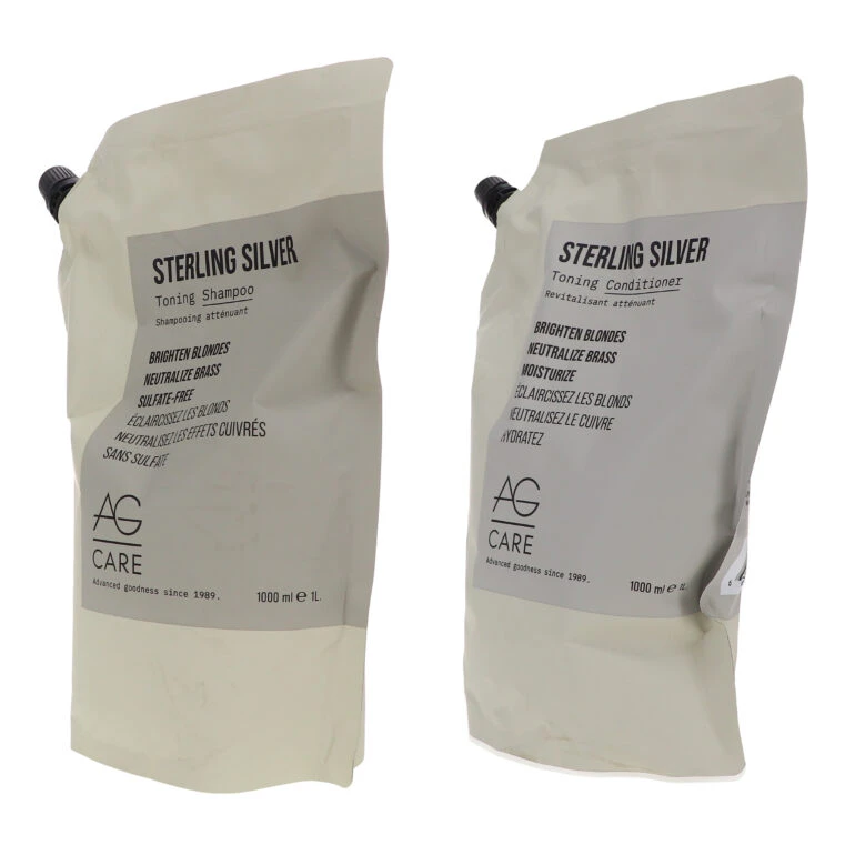 Simple AG Care Sterling Silver Toning Shampoo 33 Oz & Sterling Silver Toning Conditioner 33 Oz Combo Pack 10 Simple AG Care Sterling Silver Toning Shampoo 33 Oz & Sterling Silver Toning Conditioner 33 Oz Combo Pack - Image 8