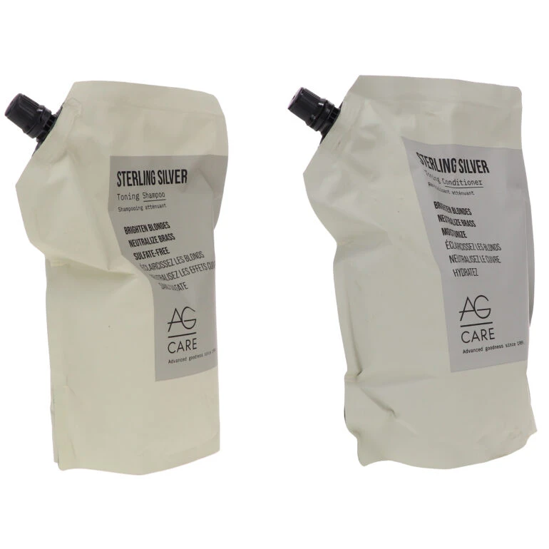 Simple AG Care Sterling Silver Toning Shampoo 33 Oz & Sterling Silver Toning Conditioner 33 Oz Combo Pack 6 Simple AG Care Sterling Silver Toning Shampoo 33 Oz & Sterling Silver Toning Conditioner 33 Oz Combo Pack - Image 4