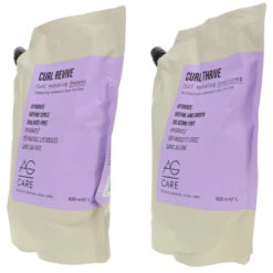 Simple AG Care Curl Revive Curl Hydrating Shampoo 33.8 Oz & Curl Thrive Curl Hydrating Conditioner 33.8 Oz Combo Pack -Personal Care Shop 1444988.02 2
