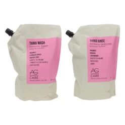 Simple AG Care Thikk Wash Volumizing Shampoo 33.8 Oz & Thikk Rinse Volumizing Conditioner 33.8 Oz Combo Pack -Personal Care Shop 1444990.01 2
