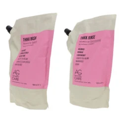 Simple AG Care Thikk Wash Volumizing Shampoo 33.8 Oz & Thikk Rinse Volumizing Conditioner 33.8 Oz Combo Pack -Personal Care Shop 1444990.02 2