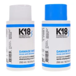 Simple K18 DAMAGE SHIELD PH Protective Shampoo 8.5 Oz & DAMAGE SHIELD PH Protective Conditioner 8.5 Oz Combo Pack 16 Simple K18 DAMAGE SHIELD PH Protective Shampoo 8.5 Oz & DAMAGE SHIELD PH Protective Conditioner 8.5 Oz Combo Pack -Personal Care Shop 1445013.06 2