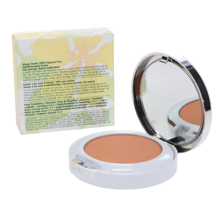 Simple CLINIQUE Beyond Perfecting Powder Foundation + Concealer 09 Neutral 0.51 Oz 4 Simple CLINIQUE Beyond Perfecting Powder Foundation + Concealer 09 Neutral 0.51 Oz - Image 2