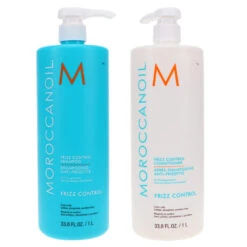 Simple Moroccanoil Frizz Control Shampoo 33.8 Oz & Frizz Control Conditioner 33.8 Oz Combo Pack -Personal Care Shop 1445576.01 2