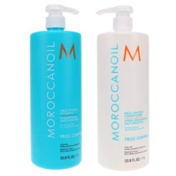 Simple Moroccanoil Frizz Control Shampoo 33.8 Oz & Frizz Control Conditioner 33.8 Oz Combo Pack -Personal Care Shop 1445576.06 2