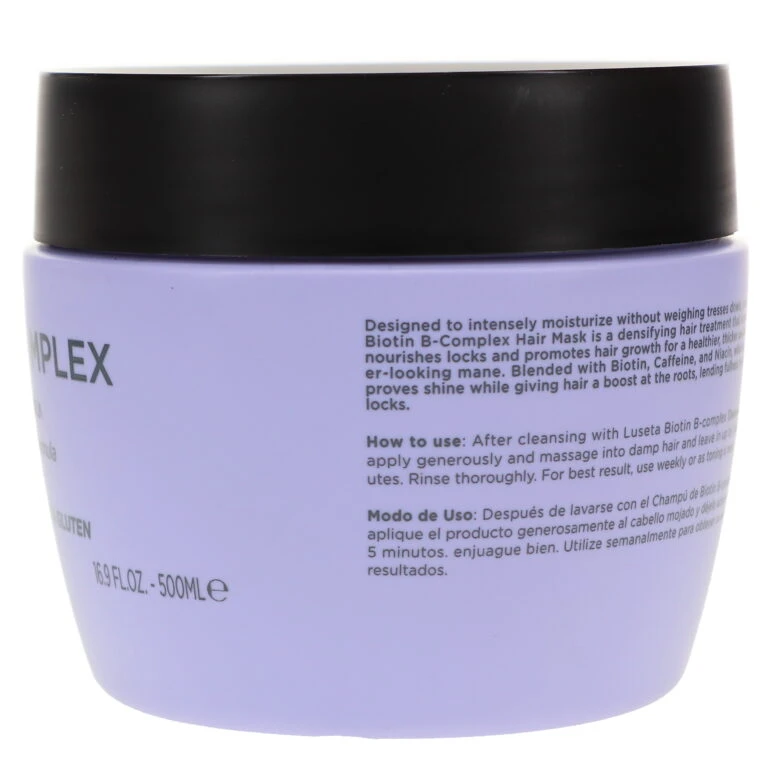 Simple Luseta Biotin B-Complex Hair Mask 16.9 Oz 5 Simple Luseta Biotin B-Complex Hair Mask 16.9 Oz - Image 3