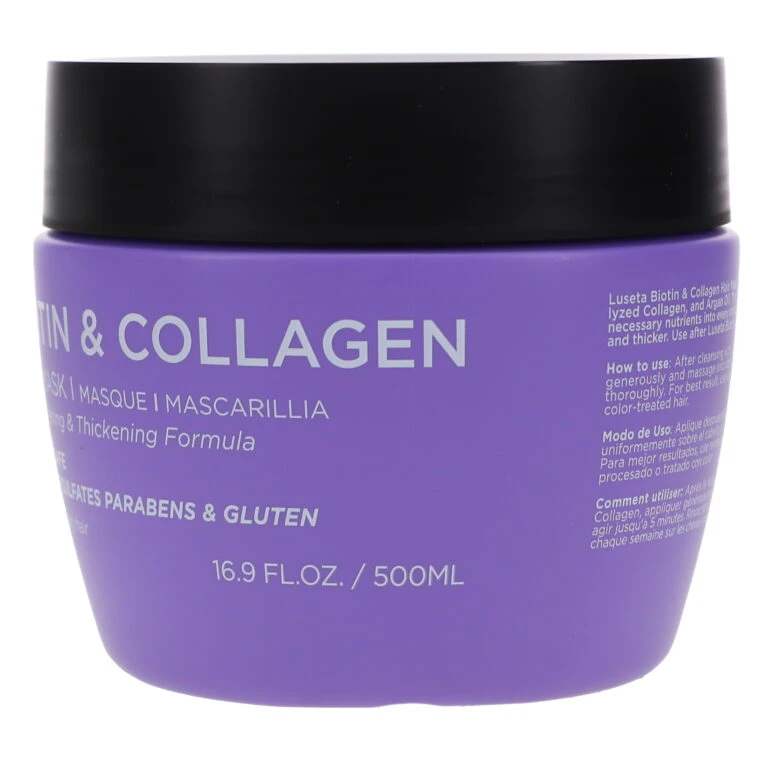 Simple Luseta Biotin & Collagen Hair Mask 16.9 Oz 4 Simple Luseta Biotin & Collagen Hair Mask 16.9 Oz - Image 2