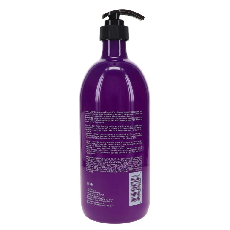 Simple Luseta Color Brightening Purple Conditioner 33.8 Oz 7 Simple Luseta Color Brightening Purple Conditioner 33.8 Oz - Image 5