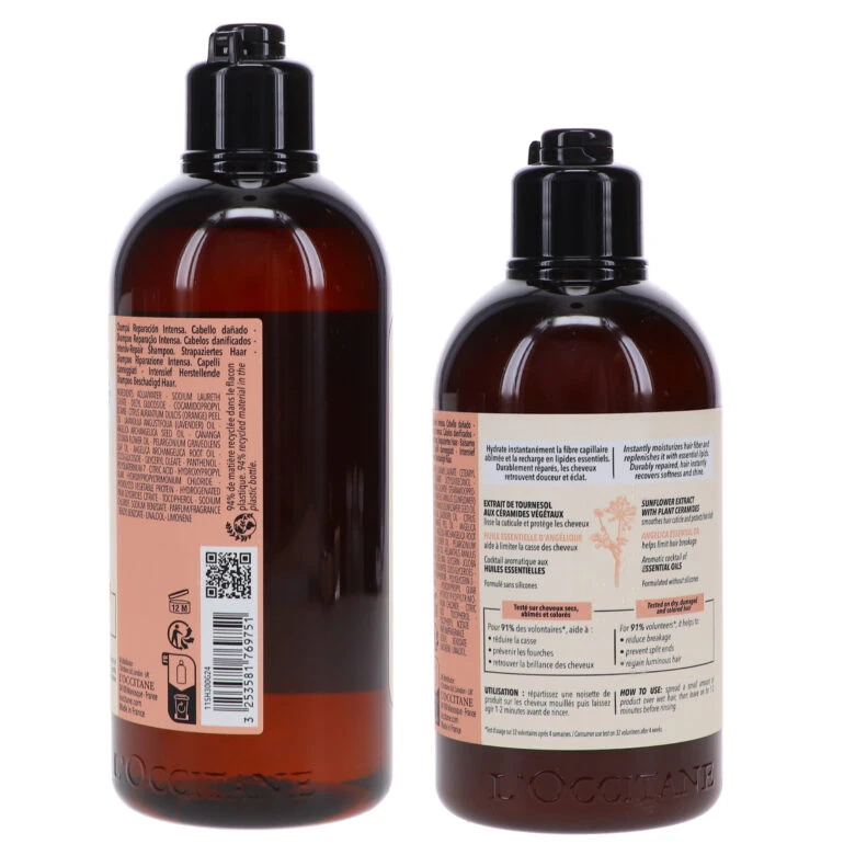 Simple L’Occitane Intensive Repair Shampoo 10.1 Oz & Intensive Repair Conditioner 8.4 Oz Combo Pack 5 Simple L’Occitane Intensive Repair Shampoo 10.1 Oz & Intensive Repair Conditioner 8.4 Oz Combo Pack - Image 3