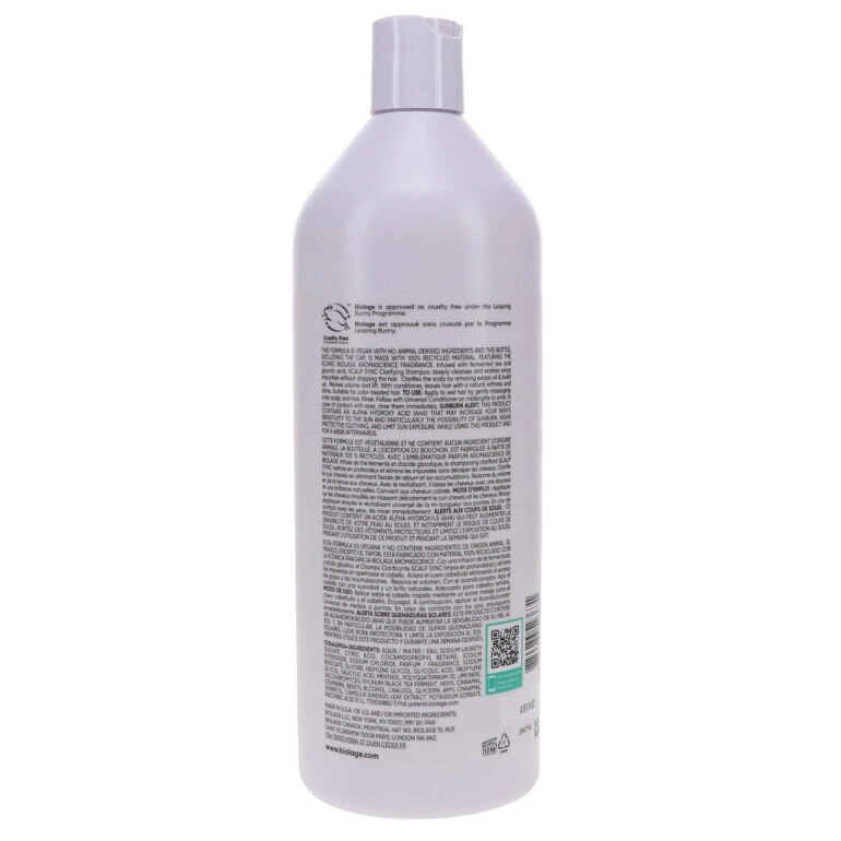 Simple Matrix Biolage Scalp Sync Clarifying Shampoo 33.8 Oz 8 Simple Matrix Biolage Scalp Sync Clarifying Shampoo 33.8 Oz - Image 6