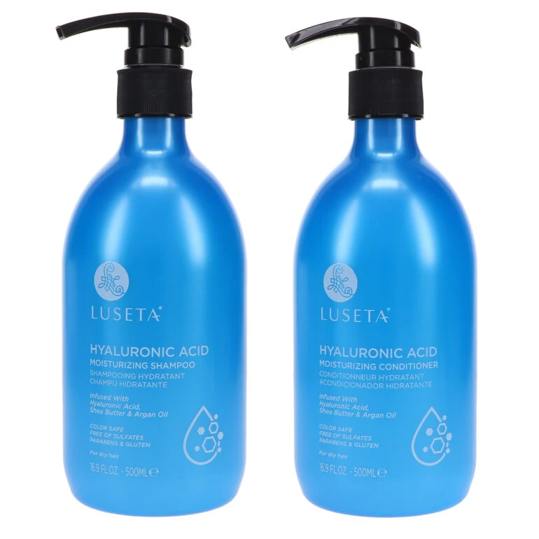 Simple Luseta Hyaluronic Acid Moisturizing Shampoo 16.9 Oz & Hyaluronic Acid Moisturizing Conditioner 16.9 Oz Combo Pack 10 Simple Luseta Hyaluronic Acid Moisturizing Shampoo 16.9 Oz & Hyaluronic Acid Moisturizing Conditioner 16.9 Oz Combo Pack - Image 8