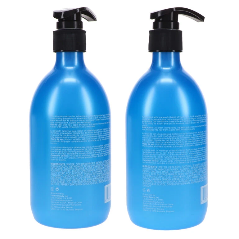 Simple Luseta Hyaluronic Acid Moisturizing Shampoo 16.9 Oz & Hyaluronic Acid Moisturizing Conditioner 16.9 Oz Combo Pack 5 Simple Luseta Hyaluronic Acid Moisturizing Shampoo 16.9 Oz & Hyaluronic Acid Moisturizing Conditioner 16.9 Oz Combo Pack - Image 3