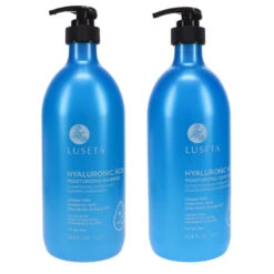 Simple Luseta Hyaluronic Acid Moisturizing Shampoo 33.8 Oz & Hyaluronic Acid Moisturizing Conditioner 33.8 Oz Combo Pack -Personal Care Shop 1446562.06